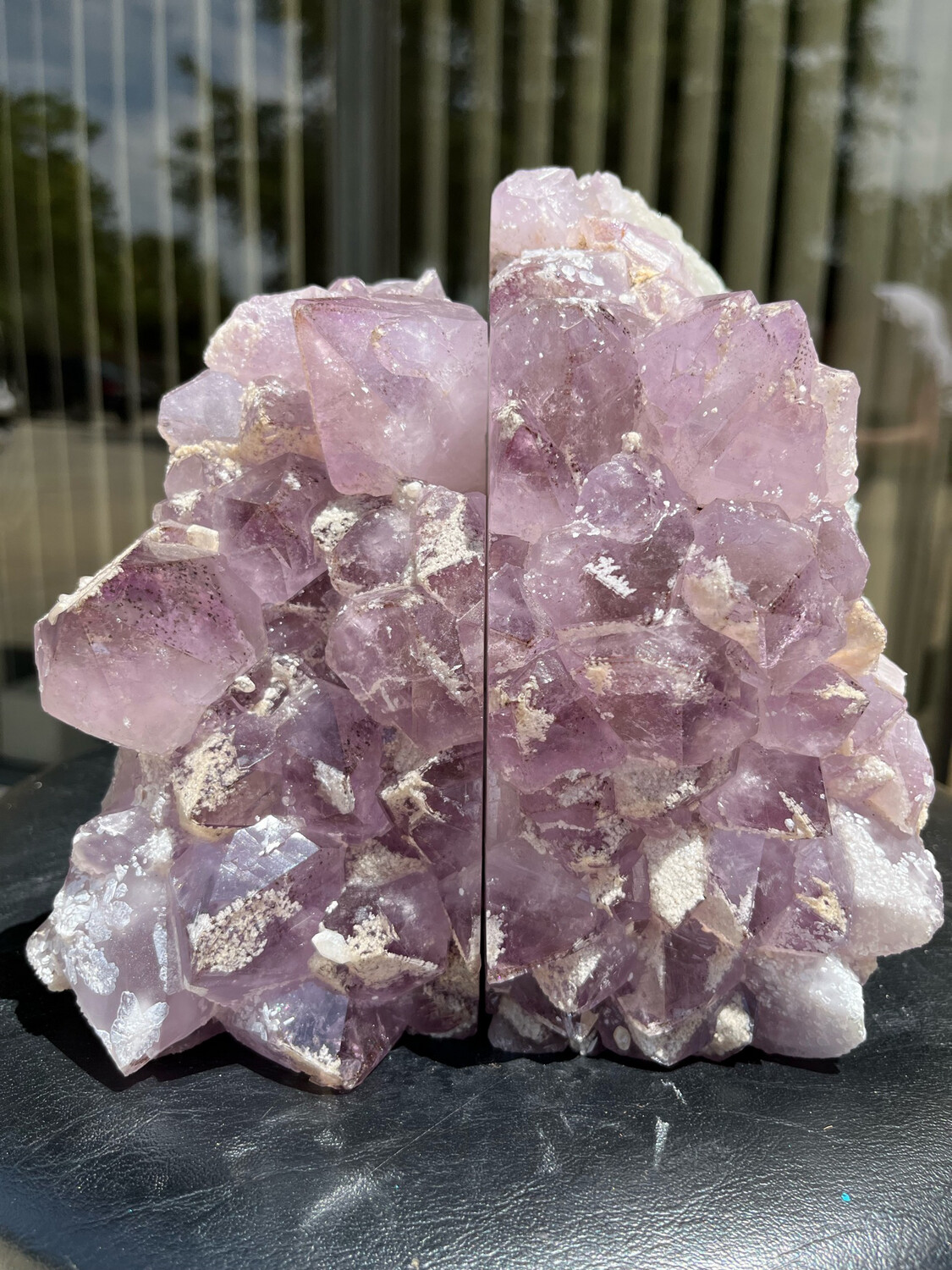 Amethyst Bookends