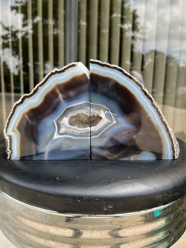 Agate Bookends