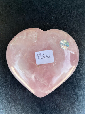 Rose Quartz Heart