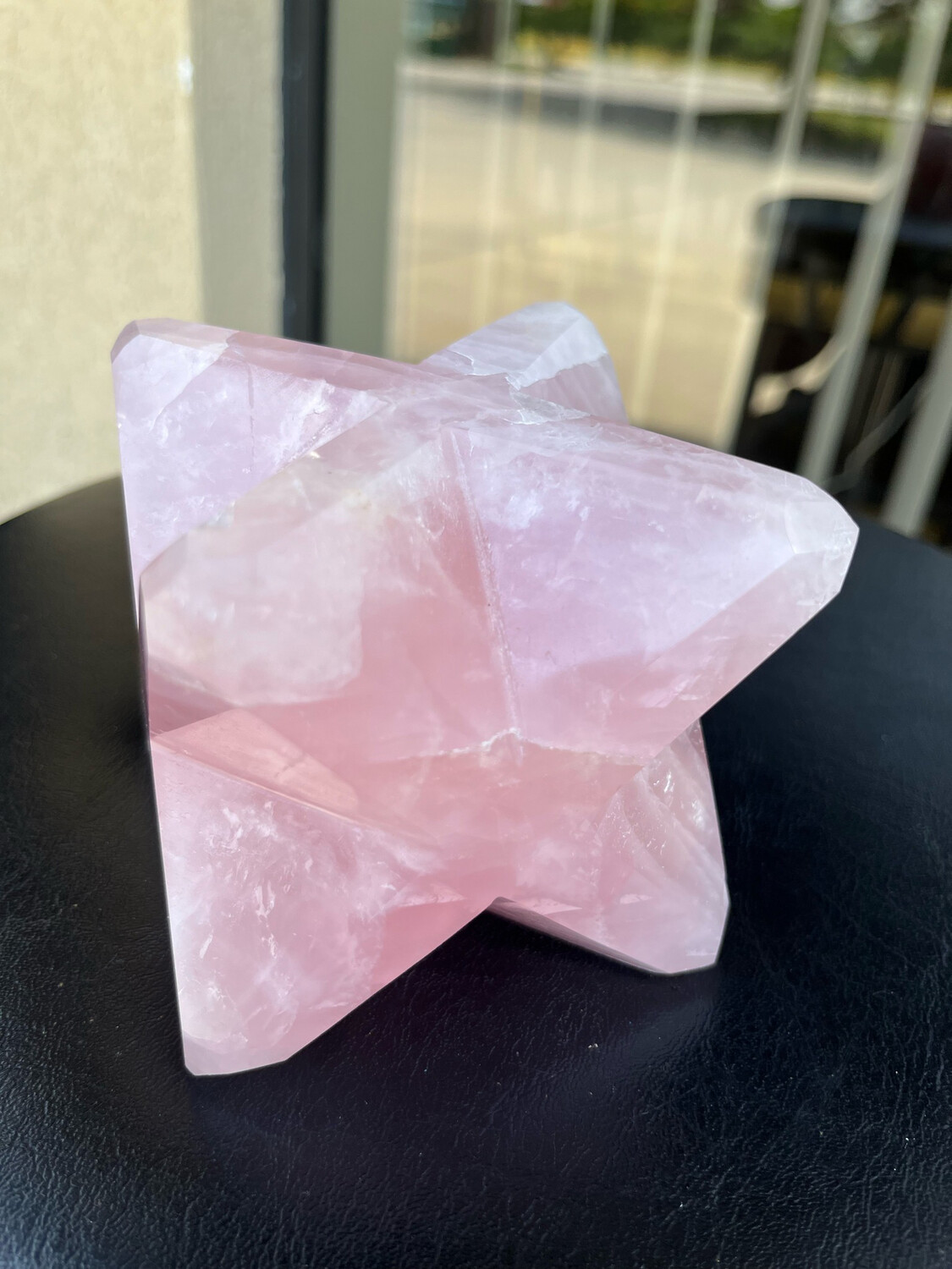 Rose Quartz Mercaba Star