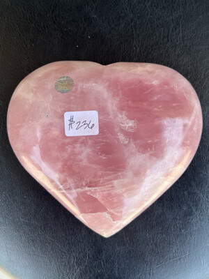 Rose Quartz Heart