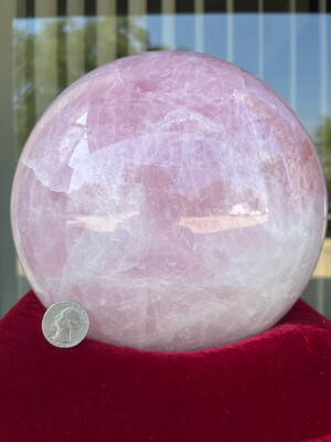Rose Quartz Sphere XL
