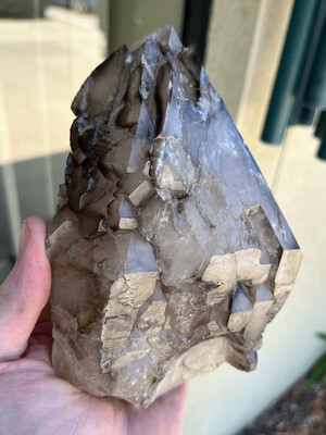 Elestial Smoky Quartz Crystal