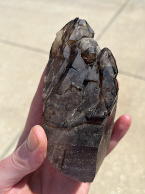 Elestial Smoky Quartz Crystal