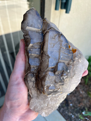 Elestial Smoky Quartz Crystal