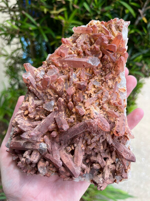 Hematite Quartz Cluster