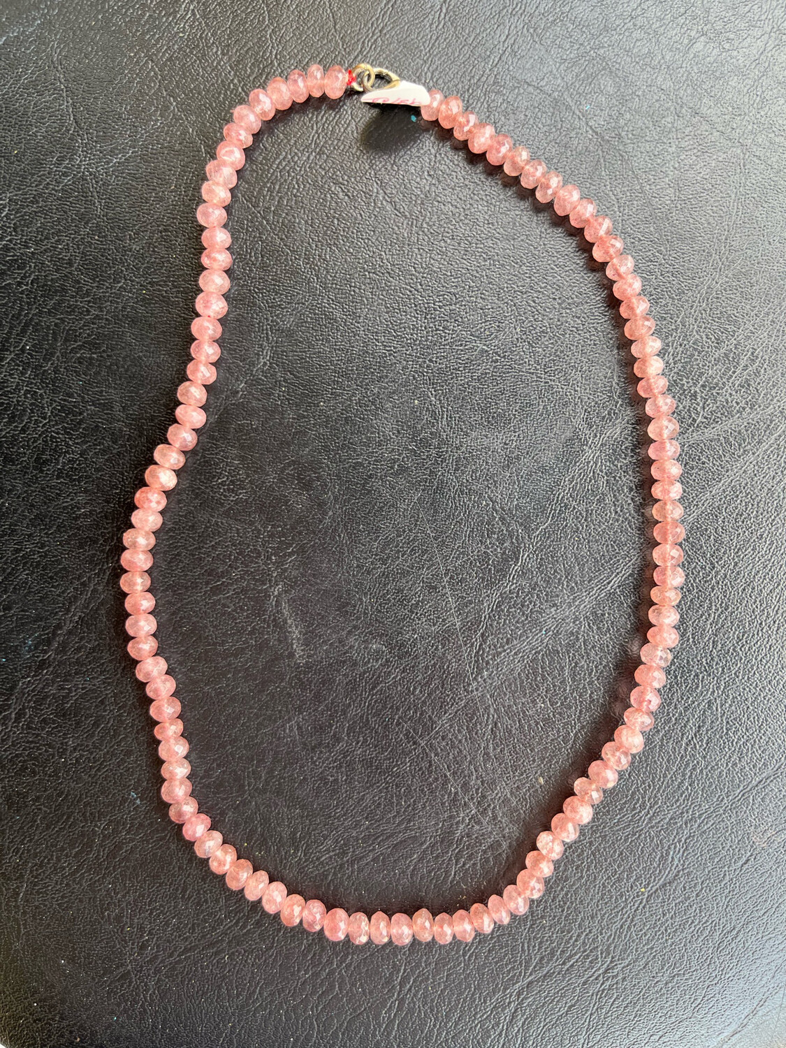 Cherry Tanzurine Faceted Bead Necklace