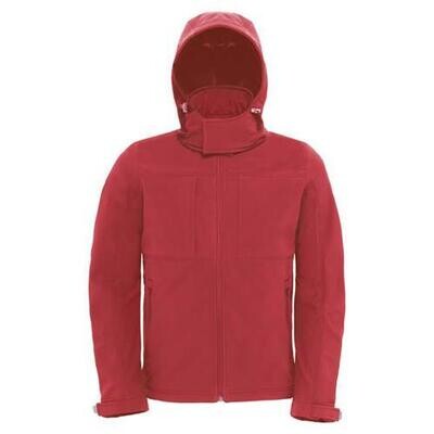 B&amp;C Parka Hooded Softshell Men