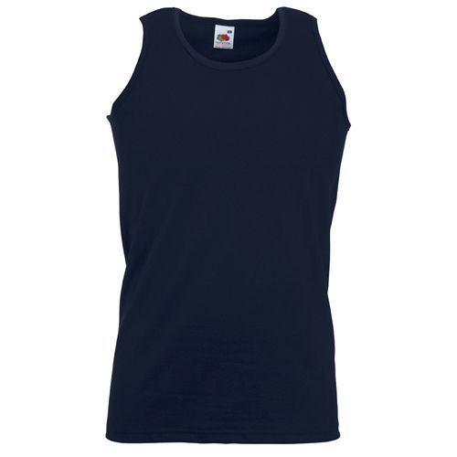 Valueweight Athletic Vest, Color: Dark Blue, size: L