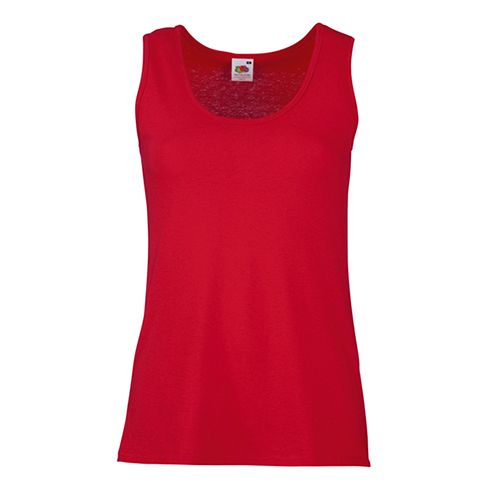 Ladies Valueweight Vest, Color: Red, size: S