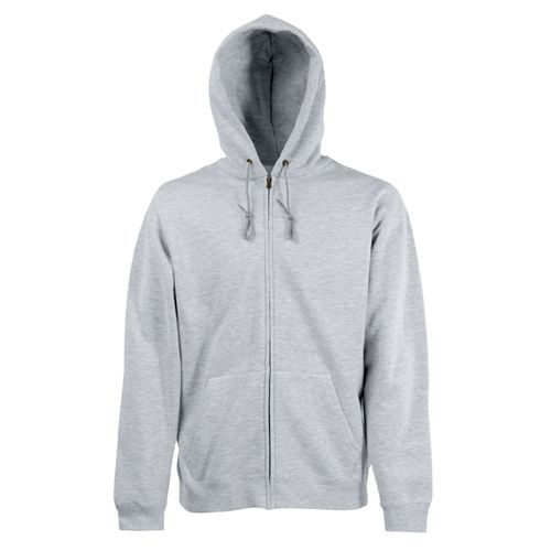 Premium Hooded Jacket, Color: Light Grey, size: M