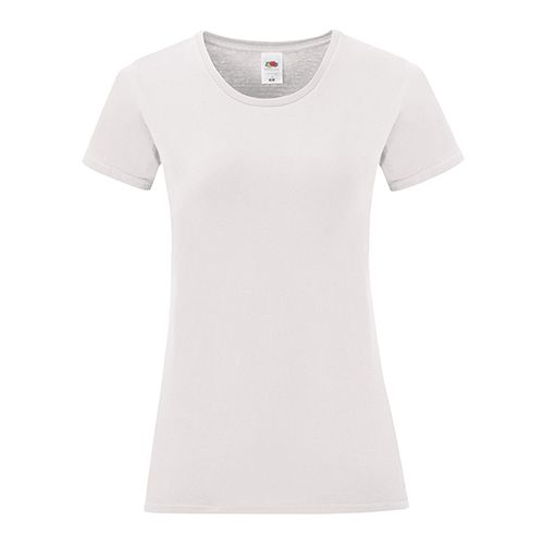 Ladies Iconic T, Color: White, size: S