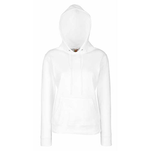 Ladies Classic Hooded, Color: White, size: L