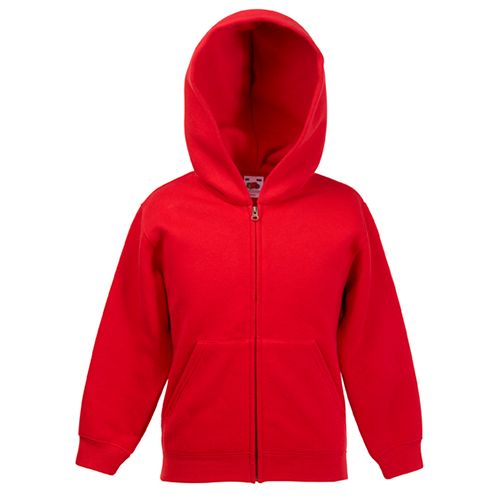 Kids Classic Hood Jacket, Color: Red, size: 7_8