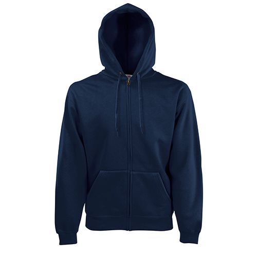 Classic Hooded Jacket, Color: Dark Blue, size: M