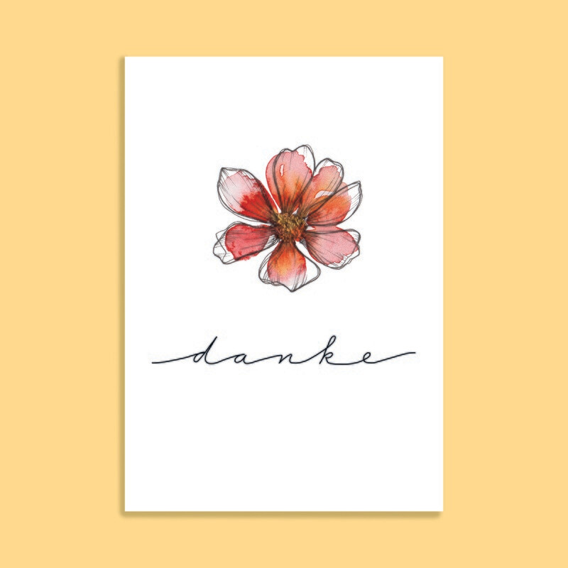 Postkartenserie &quot;florale Grüße&quot;