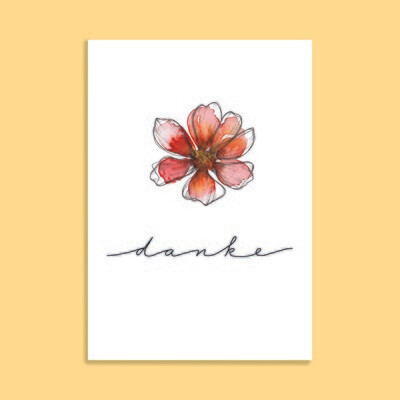 Postkartenserie "florale Grüße"