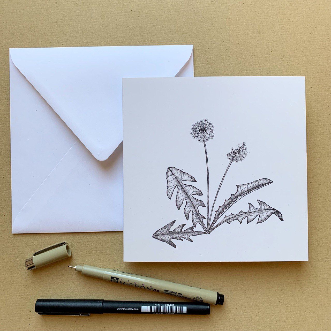 Klappkarte Pusteblume