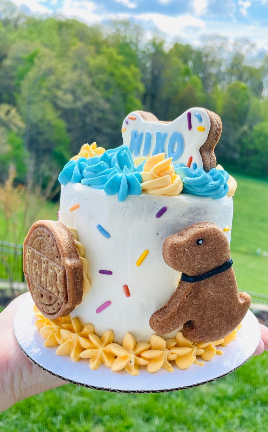 4” Round Pumpkin/Peanut Butter