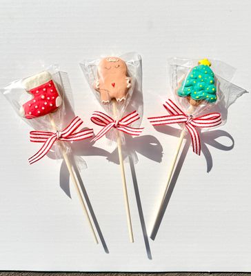 Christmas Cookie Pops