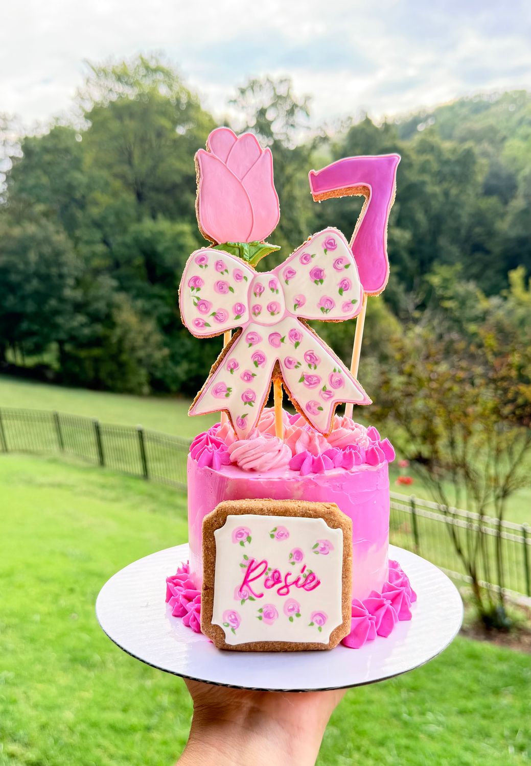 Pumpkin/PB Cake 4&quot; Round