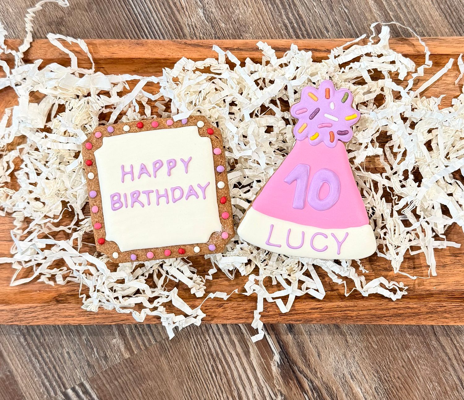 Personalized Birthday Cookie Set