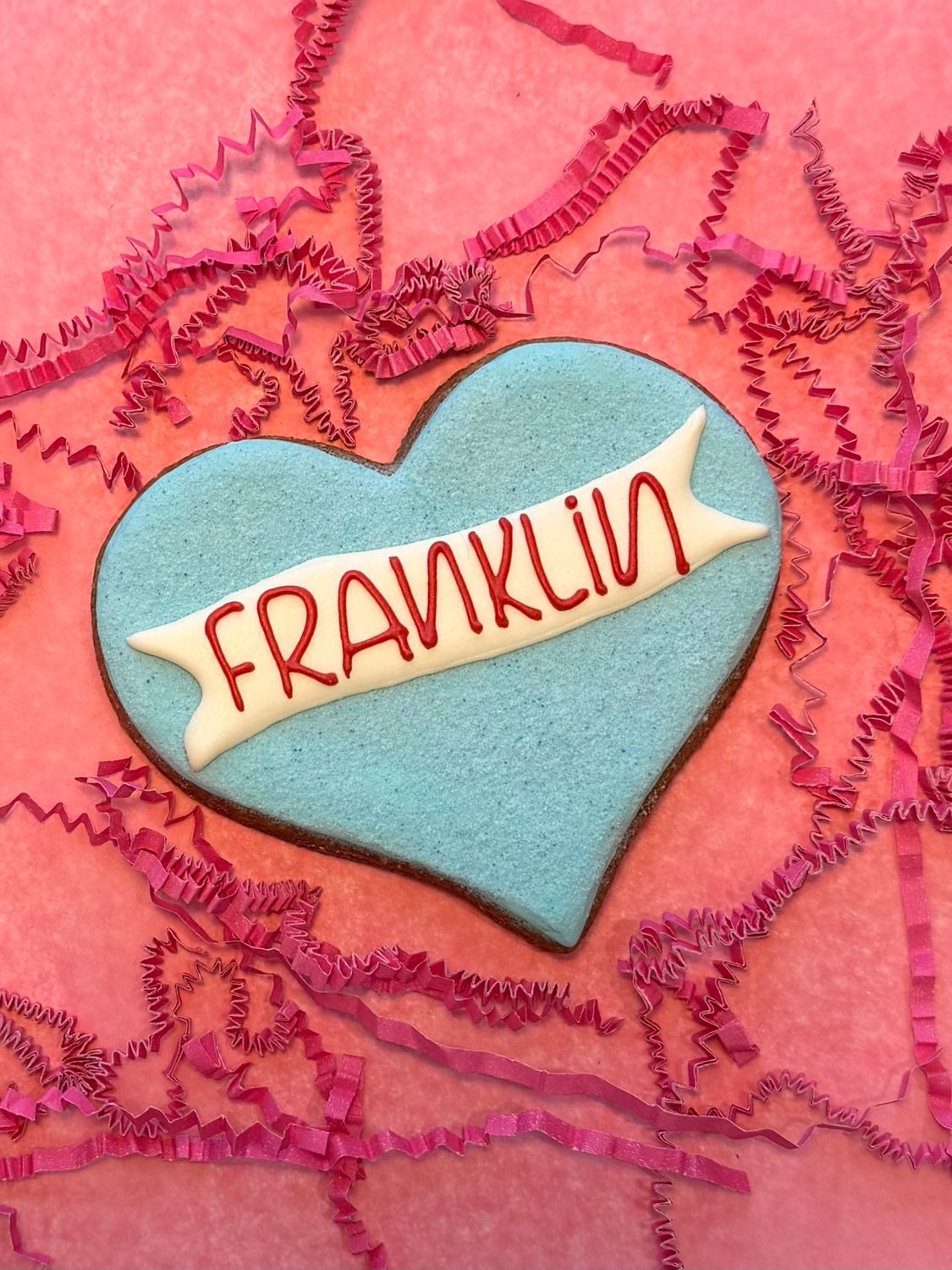 Personalized Valentine Hearts