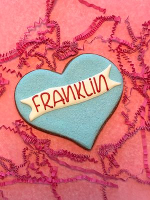 Personalized Valentine Hearts