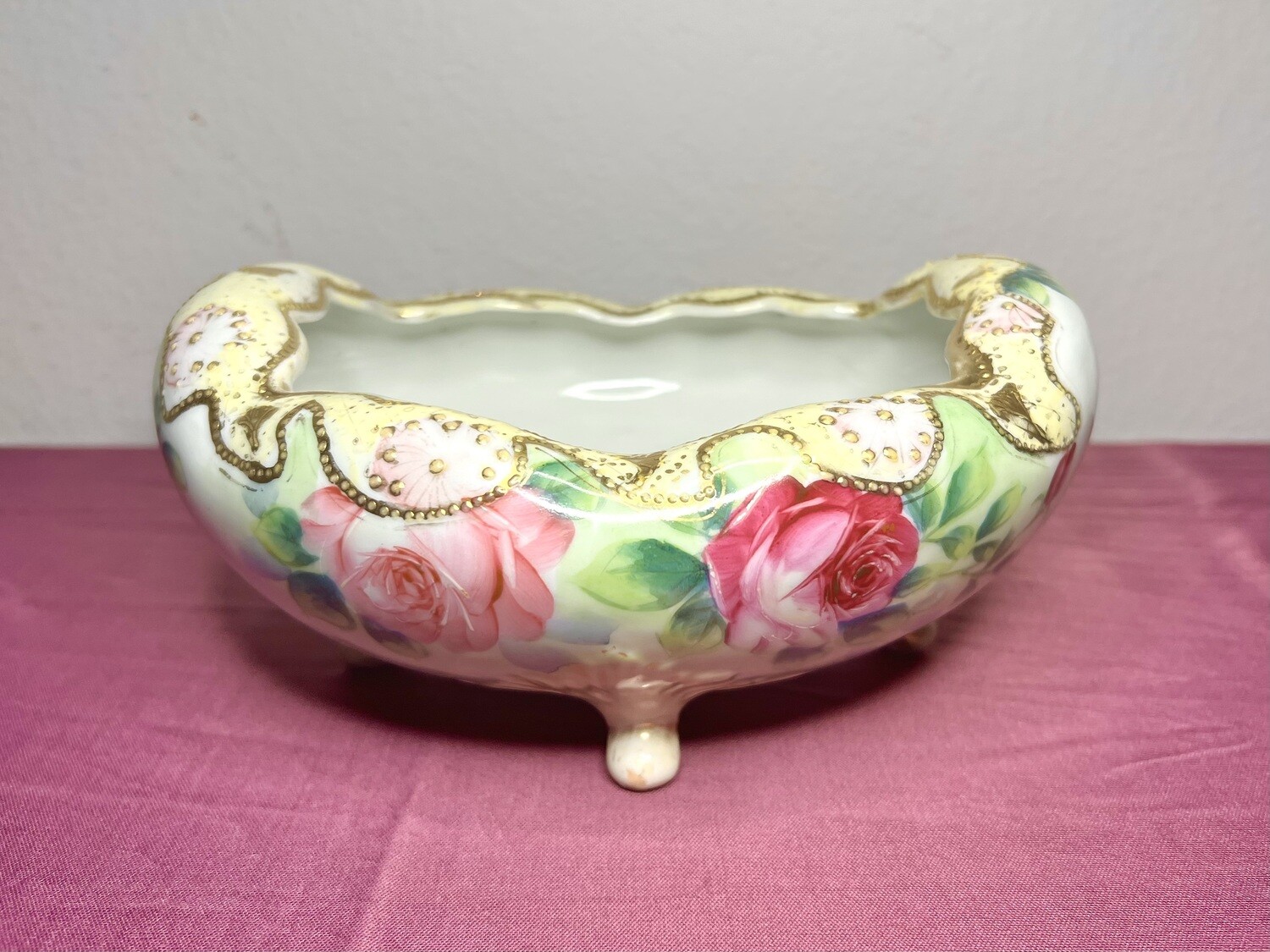 Antique Nippon Rose Bowl