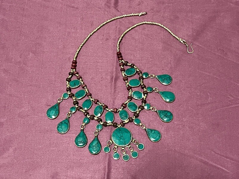 Kuchi Pashtun Tribal Stone Necklace