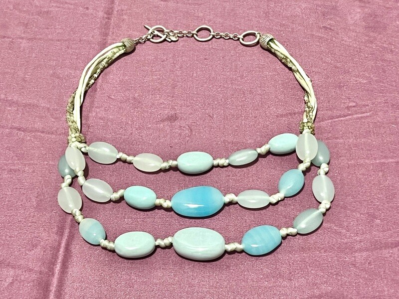 Vintage Liz Claiborne Silk Necklace