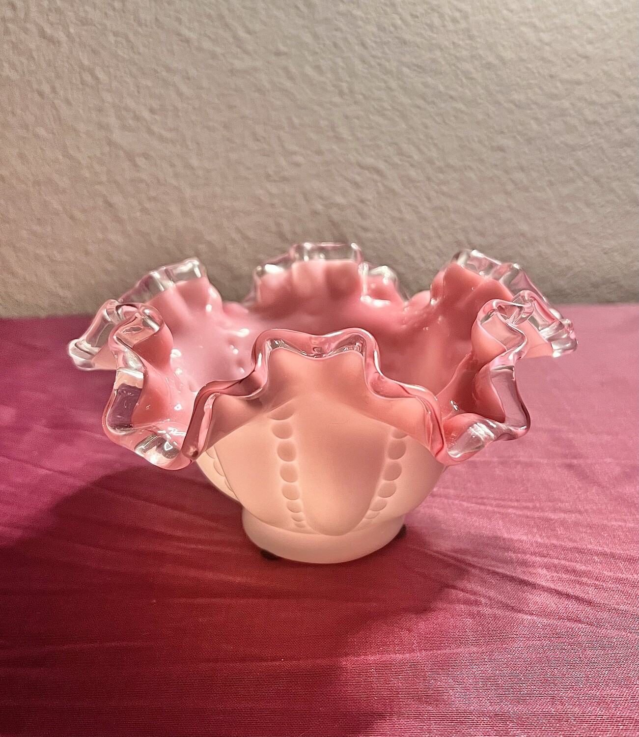 1950s Scalloped Bubble Bowl