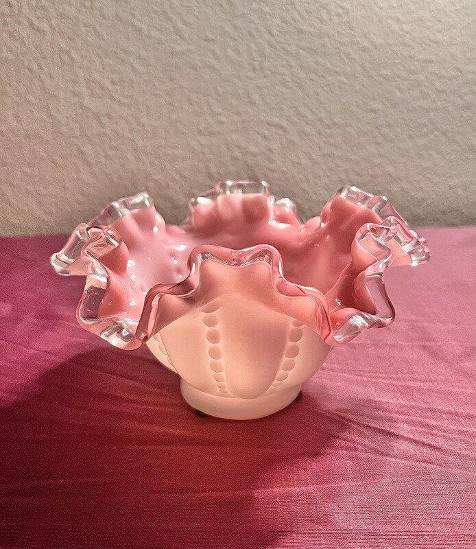 1950s Scalloped Bubble Bowl