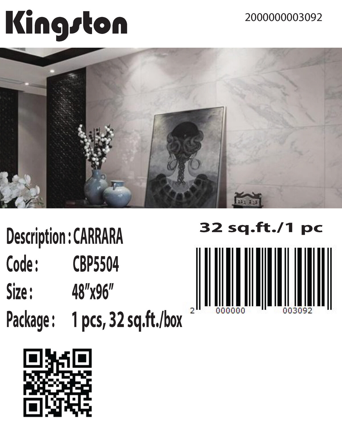 CBP5504 (48X96) CARRARA