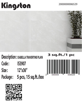 IS3907 (12X36) ISABELLA TRAVERTINE PLAIN