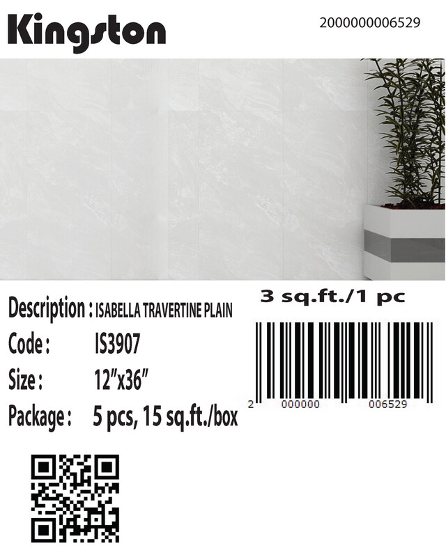IS3907 (12X36) ISABELLA TRAVERTINE PLAIN
