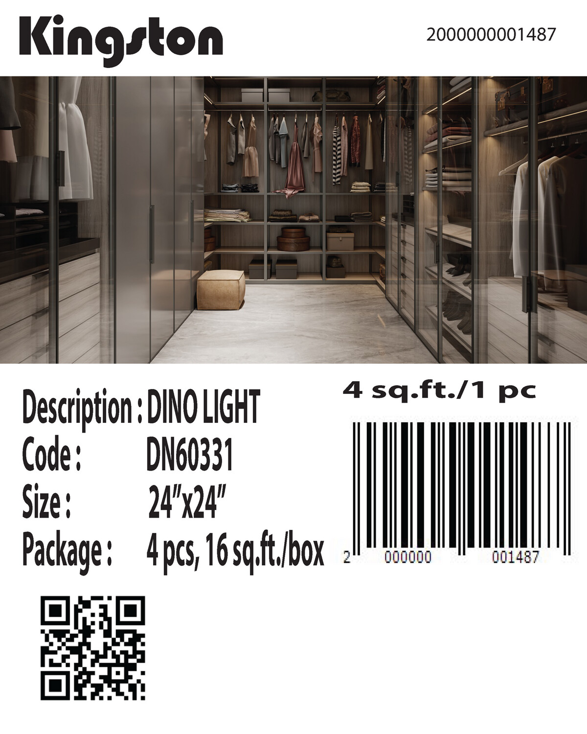 DN60331 (24X24) DINO LIGHT