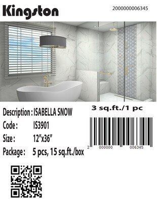 IS3901 (12X36) ISABELLA SNOW