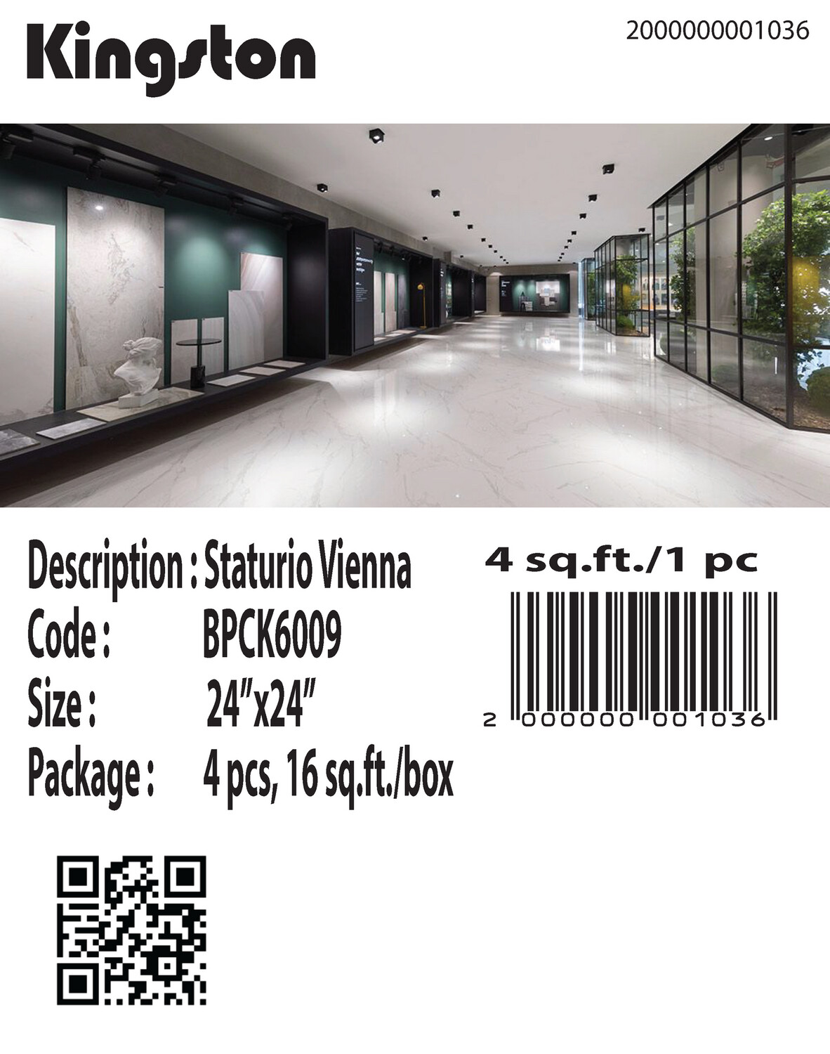 BPCK6009 (24X24) STATURIO VIENNA