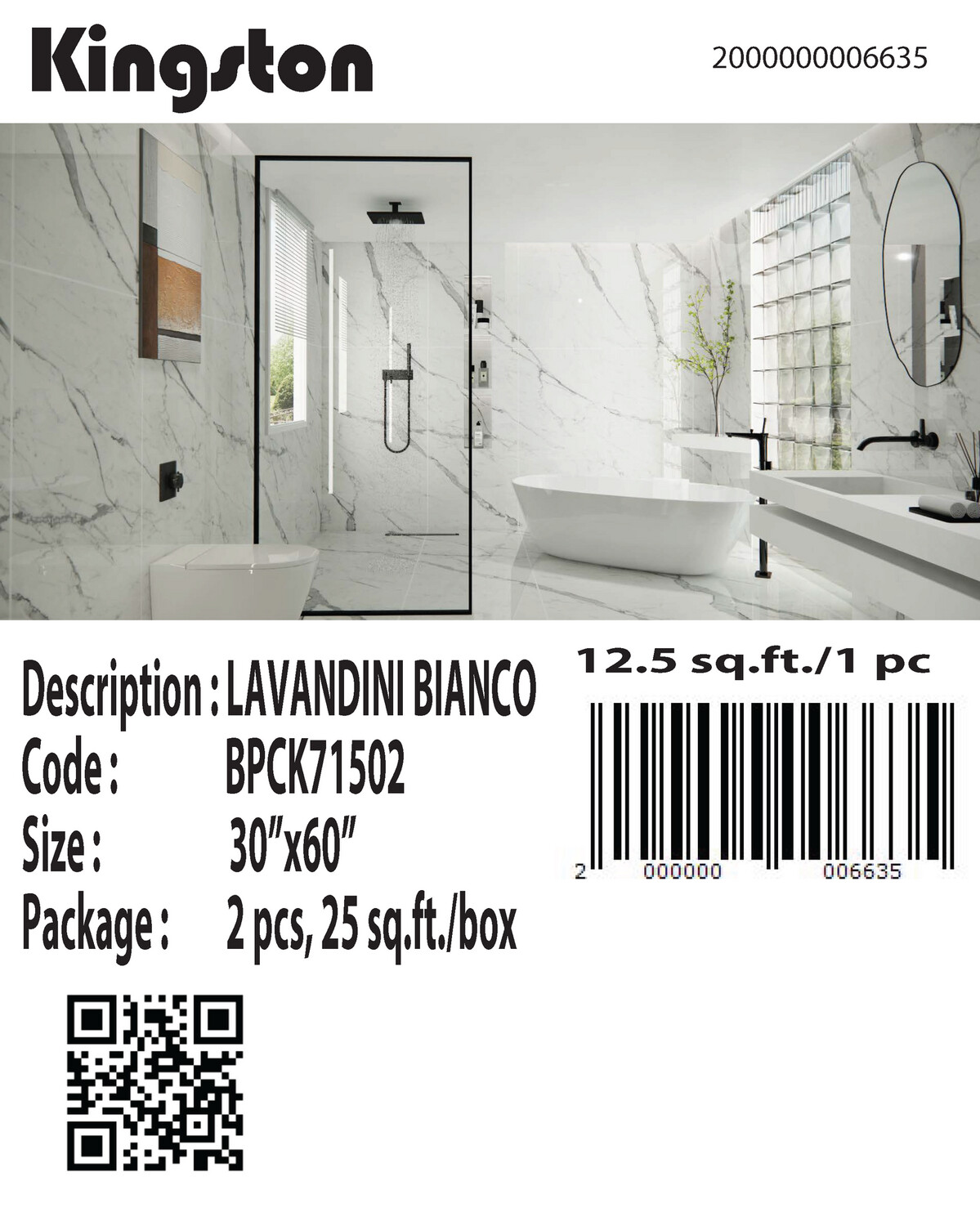BPCK71502 (30X60) WATERFALL