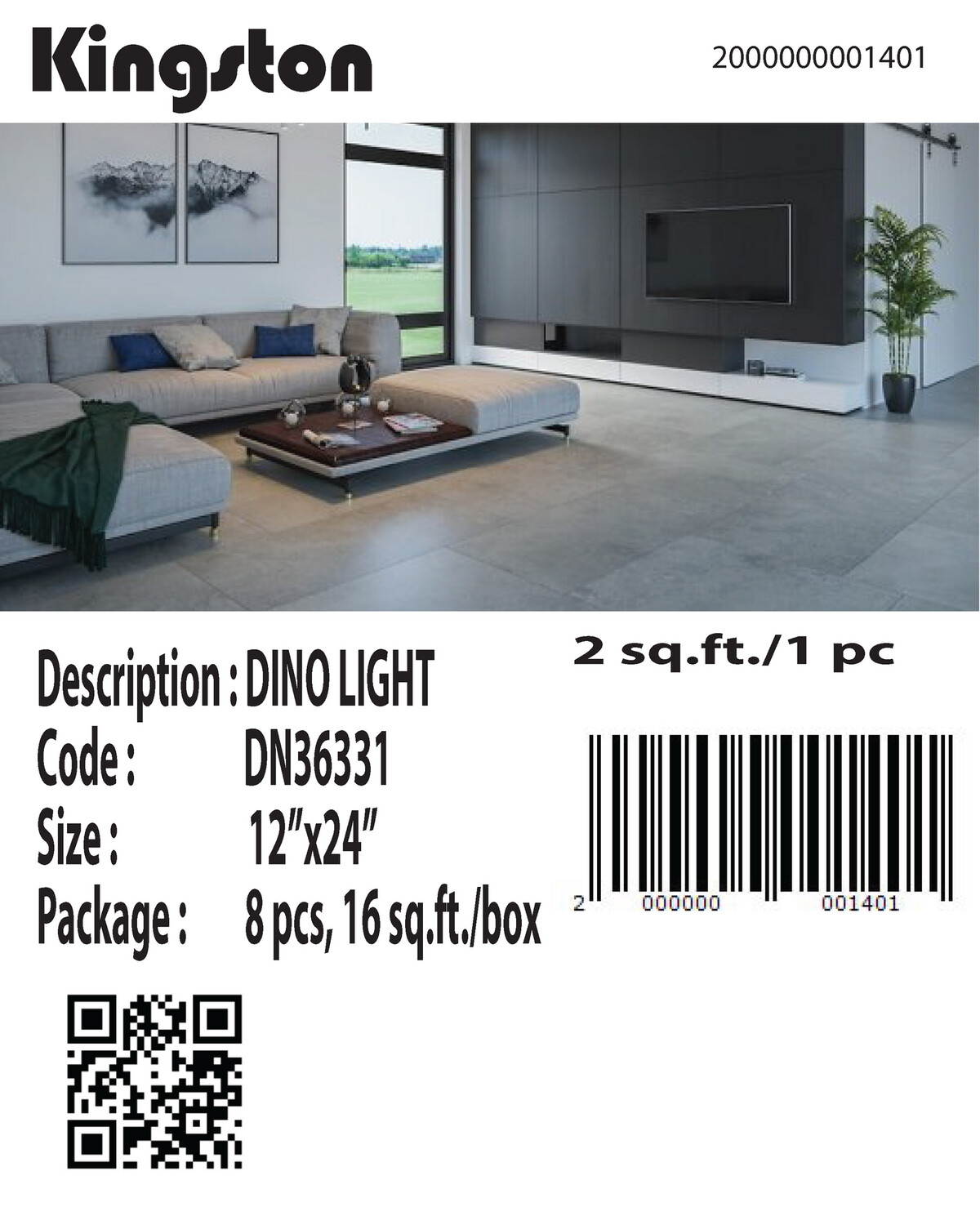 DN36331 (12X24) DINO LIGHT