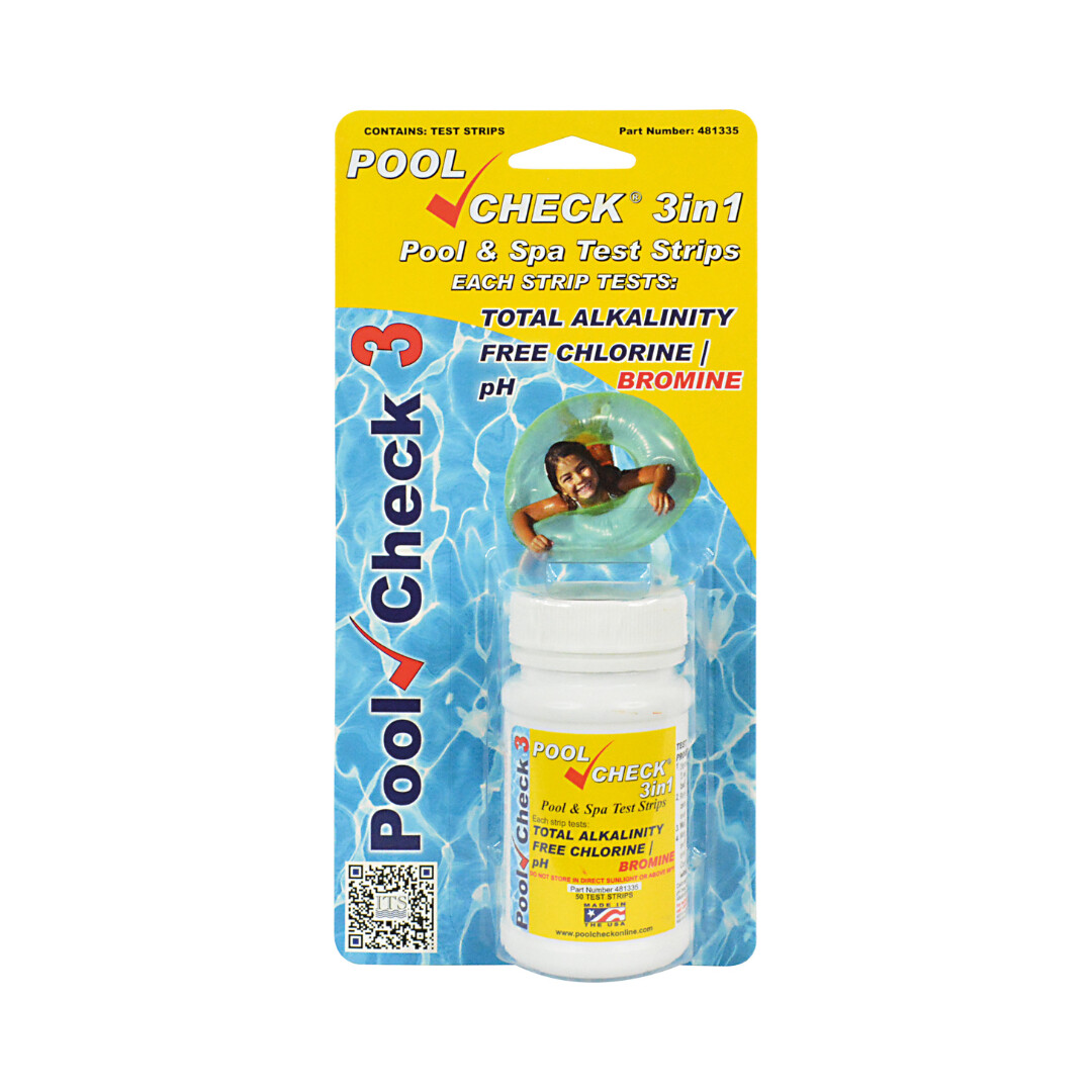 Pool Check 3 in 1 Test Strips