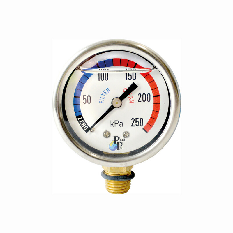 Oiled Filled Stainless Steel Lower Mount Pressure Guage