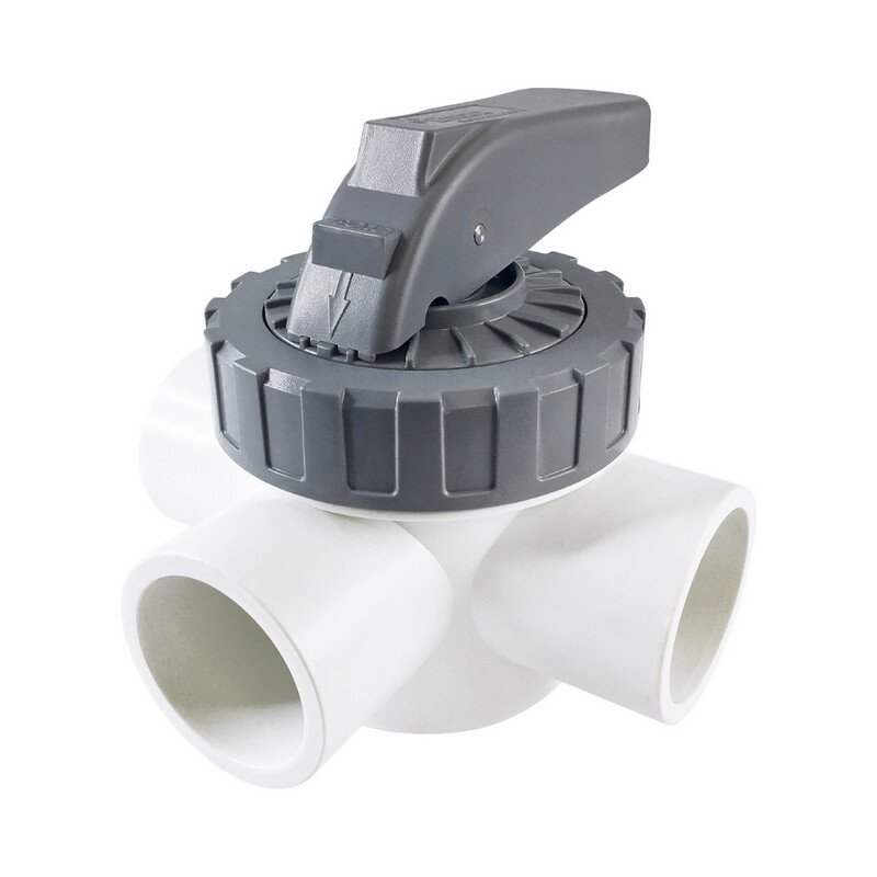PVC 40mm Three  Way Valve