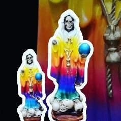 Imagen Santa muerte,  colores,