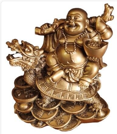 Figura Buda de las riquezas y el dinero.