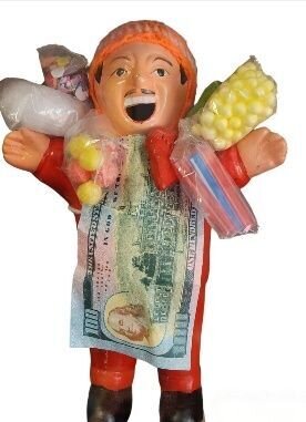 Figura de Ekeko, símbolo de abundancia,  fecundidad y alegría.