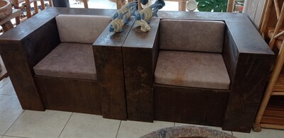 Sillones de acero corten