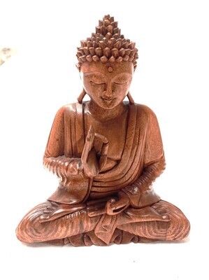 Buda  madera tallada