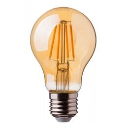 Dimbare led lamp - Filament - E27 fitting A60 - 5W vervangt 50W - 2200K extra warm wit licht